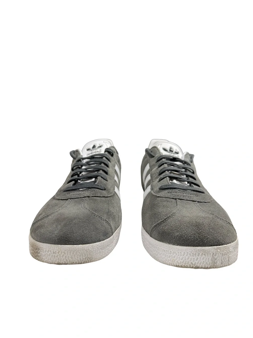 Adidas Gazelle Shoes Sz 13 Gray White Suede Sneakers Casual Low Top Retro BB5480